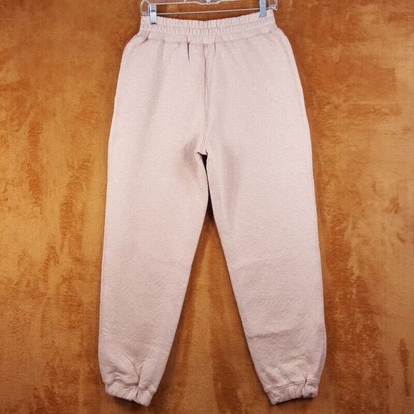 LUNYA Womens Pants Large Tan Pull On RESTORE DOUBLE FACED Lounge Jogger $198 - Picture 5 of 9